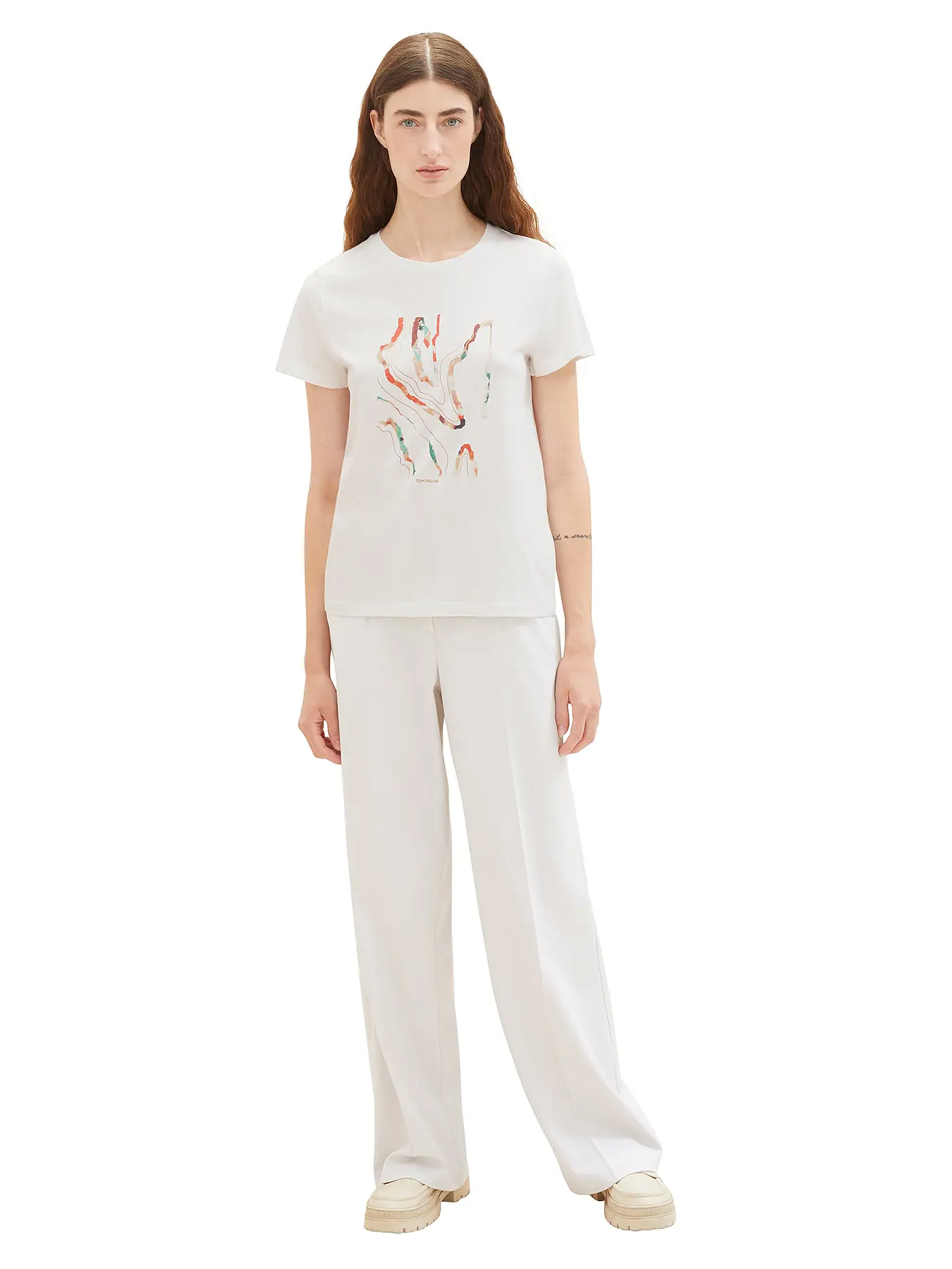 TOM TAILOR | T-Shirt | creme